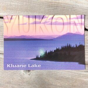 YUKON Kluane Lake Post Card BEAUTIFUL